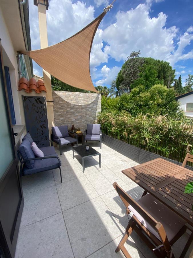 L'Esplanade, Appartement En Centre-Ville Au Calme Puisserguier Exterior foto